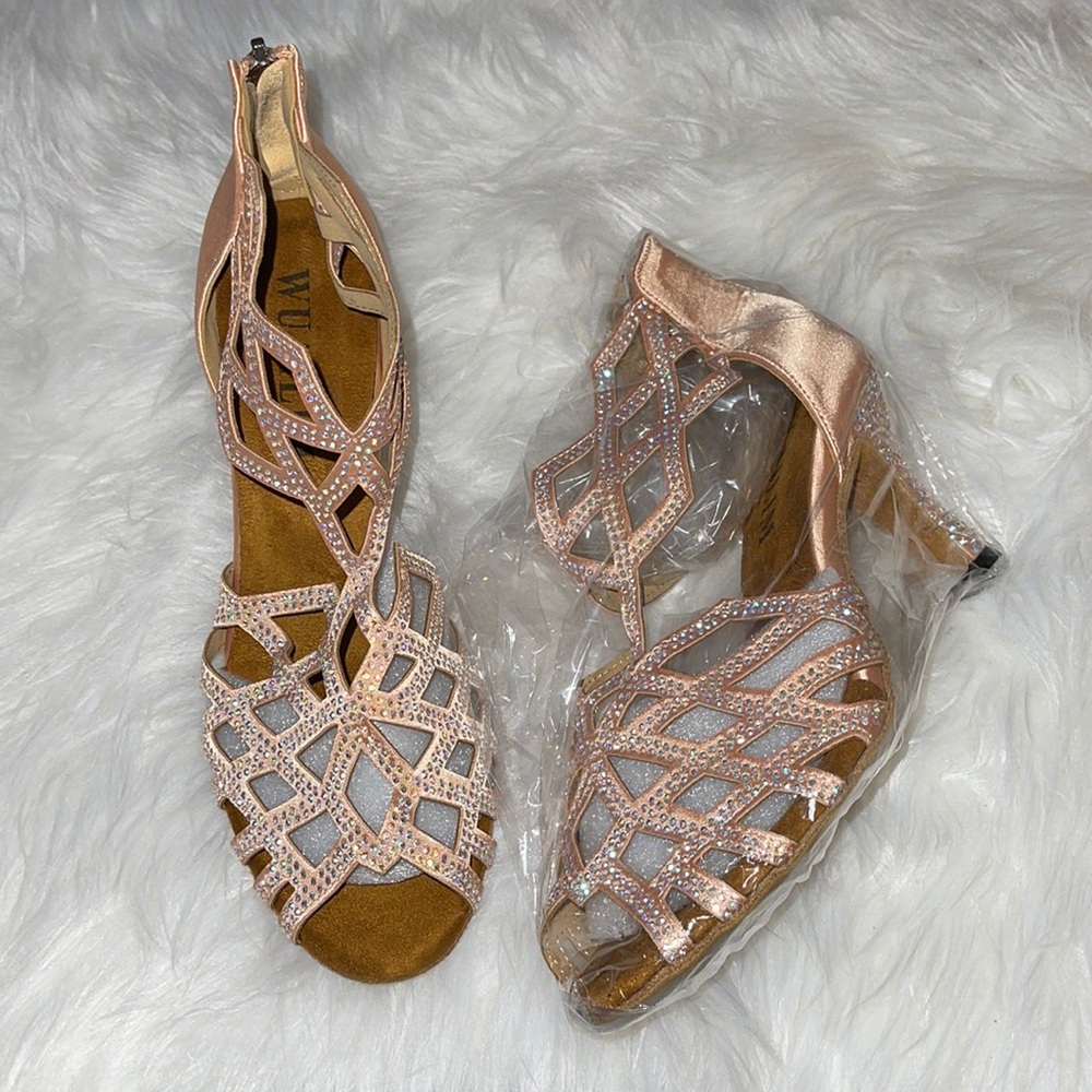 Nwt bling ballroom dancing shoes